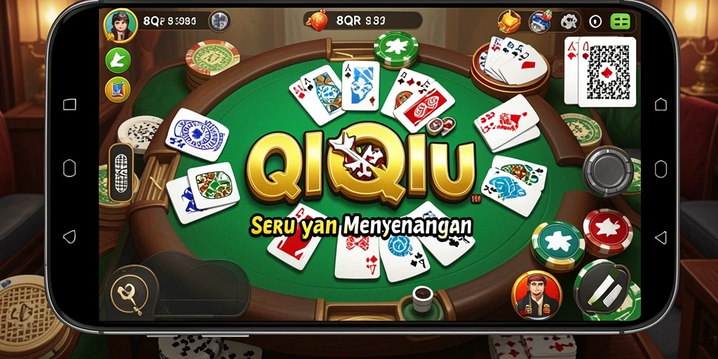 Screenshot gameplay QiuQiu yang penuh aksi.