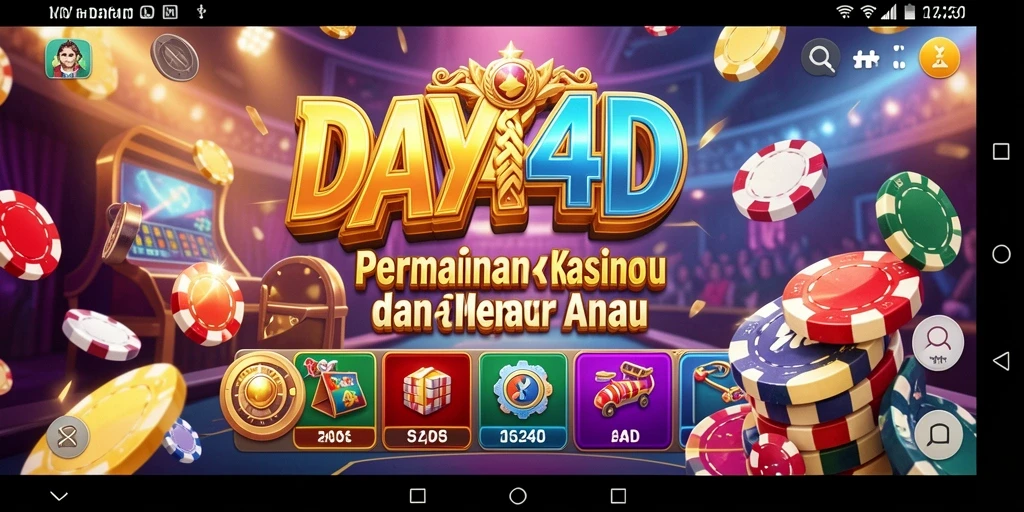 Tampilan gameplay menarik dari aplikasi Kasino DAYA4D.