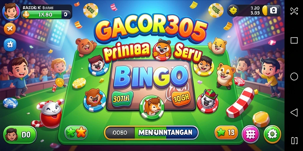 Tampilan menarik dari gameplay Bingo GACOR305