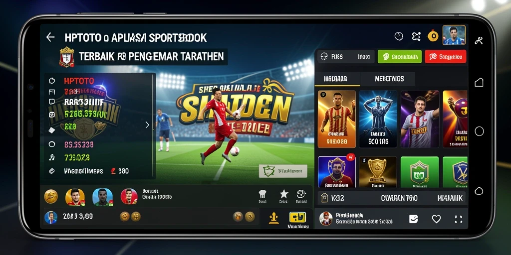 Screenshot HPTOTO menampilkan tampilan taruhan olahraga yang menarik.