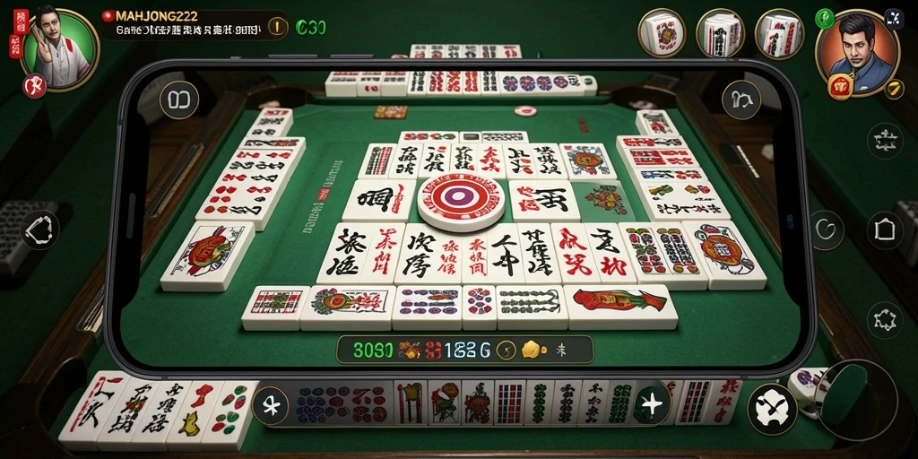 Tampilan gameplay MAHJONG222 yang seru dan interaktif.