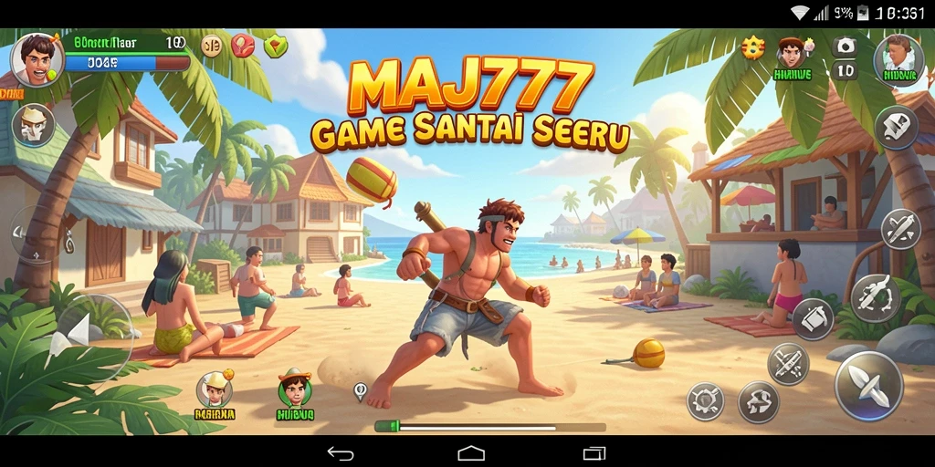 Screenshot gameplay MAJ777 menampilkan suasana seru dan penuh warna.