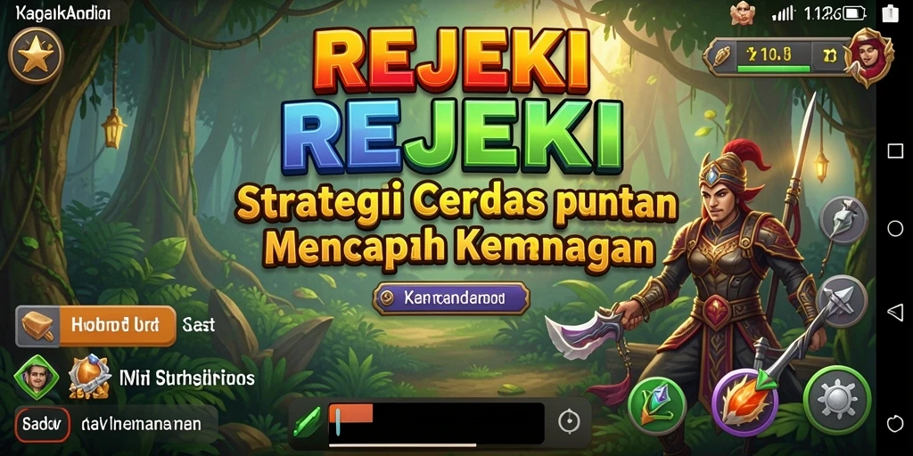 Gameplay intens dan strategi mendebarkan dalam REJEKI.