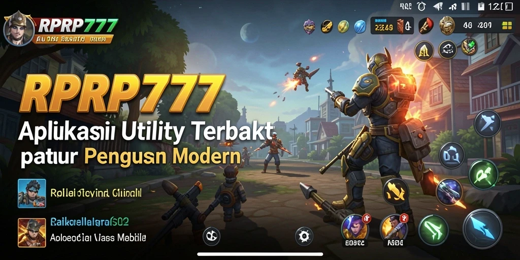 Tampilan antarmuka RPRP777 yang bersih dan modern.