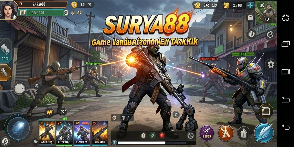 Tampilan seru gameplay strategi dalam SURYA88.
